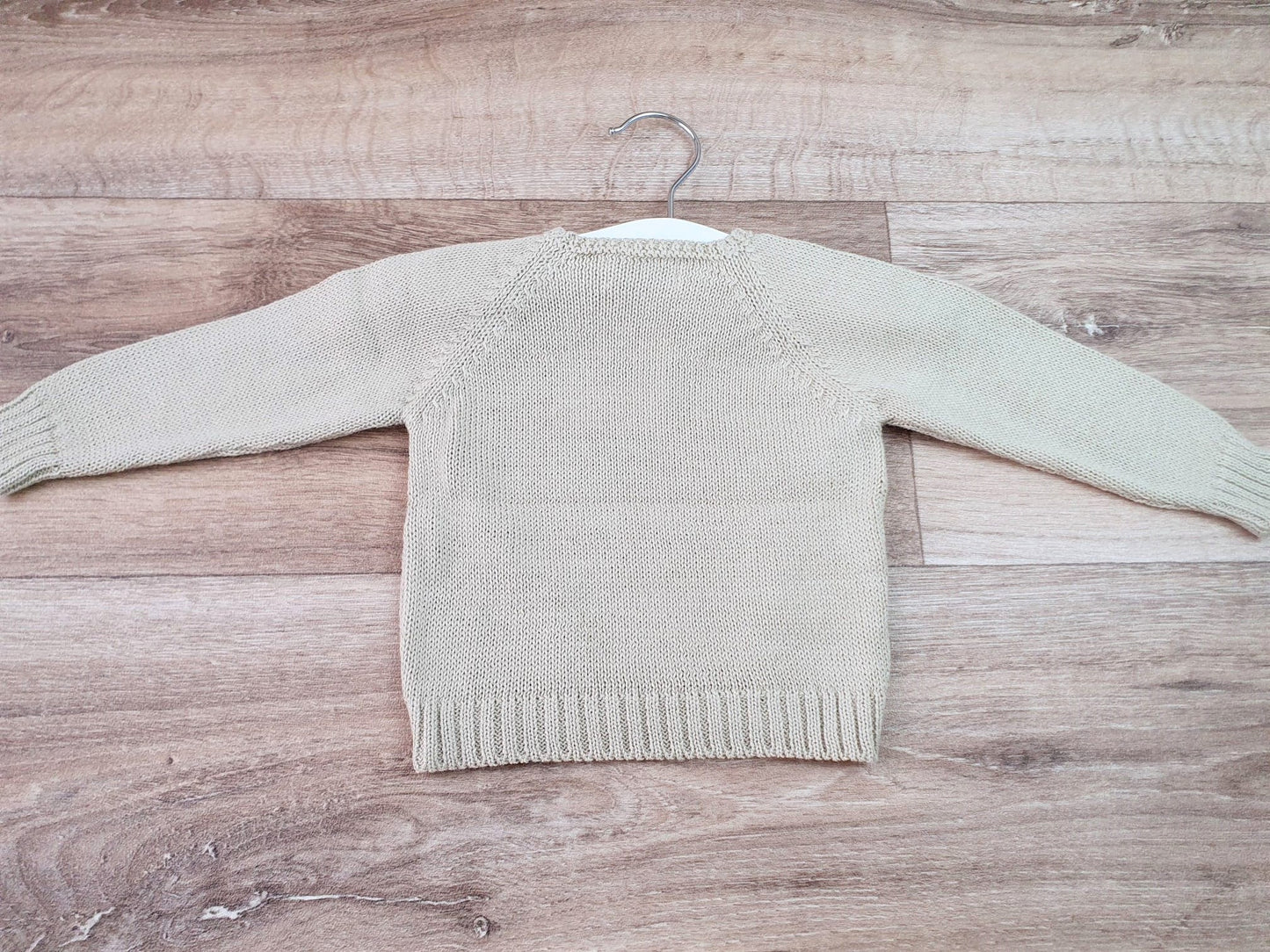 Jersey de hilo botones madera
