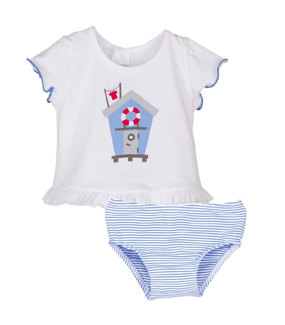 Conjunto baño niña marinero