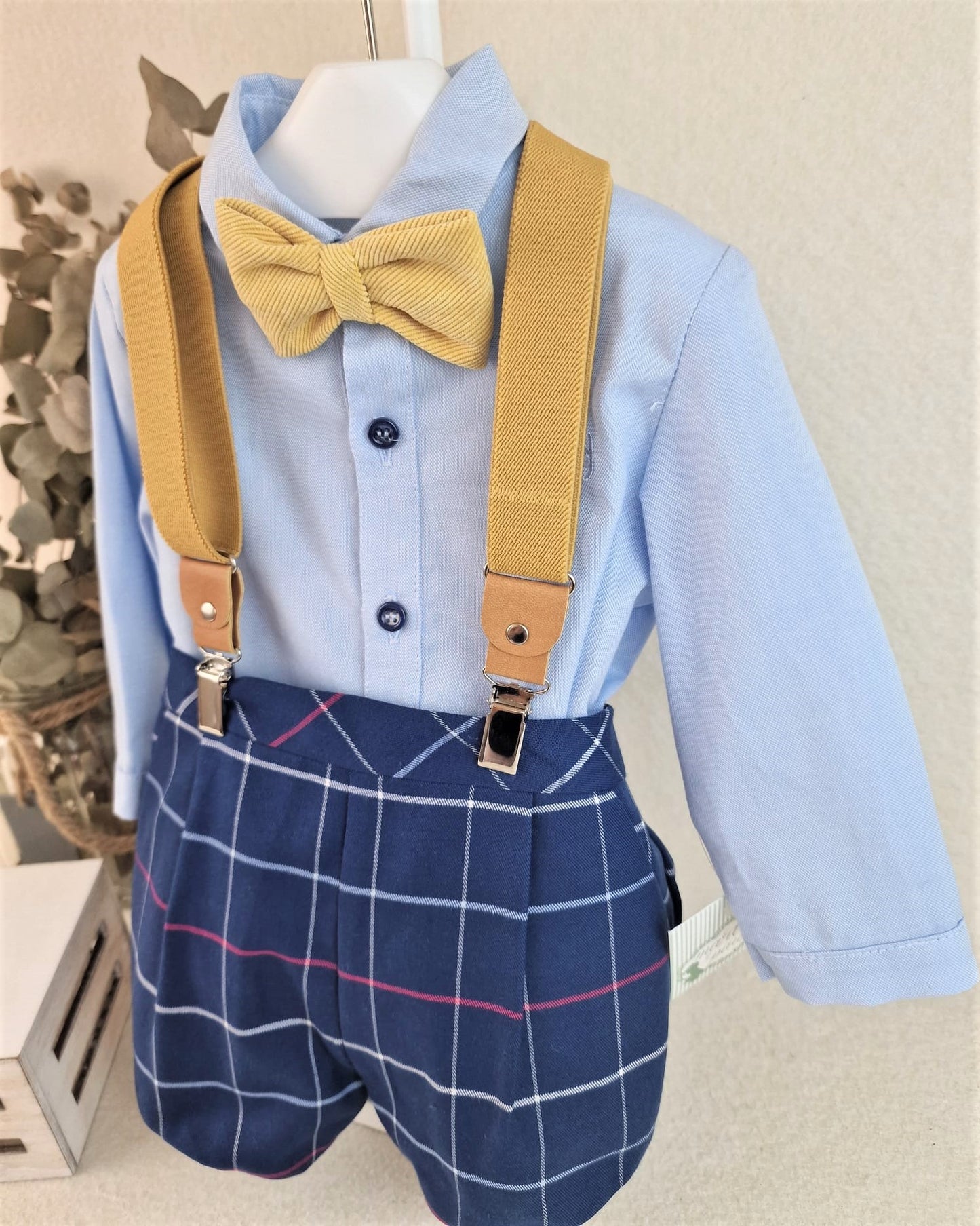 Conjunto bebe con tirantes Aurora