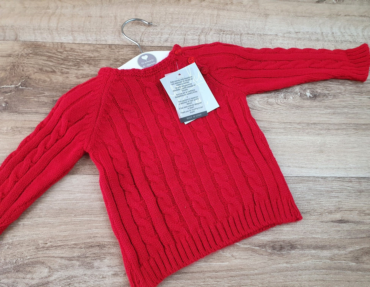 Jersey bebé trenzas