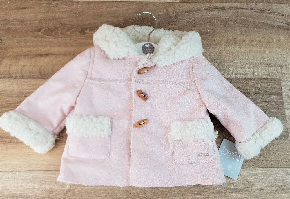 Abrigo bebé con capucha unisex
