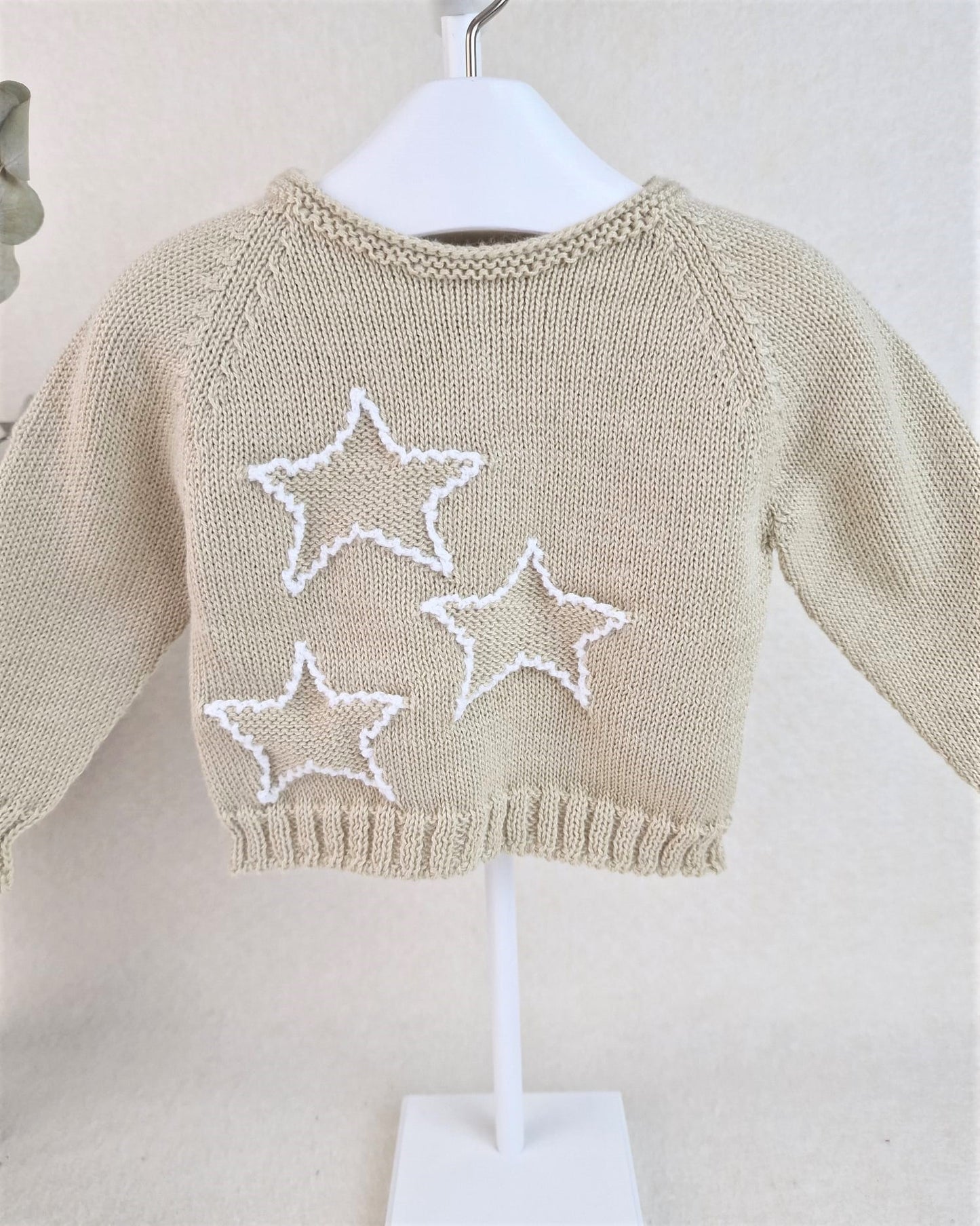 Jersey tres estrellas con croché