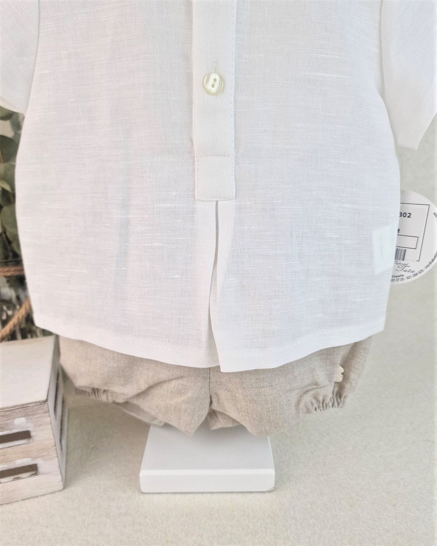 Conjunto bebé camisa mao y pololo