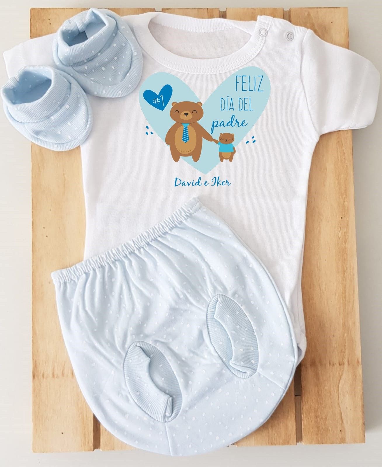 Body, ranita y patucos - Feliz día del padre