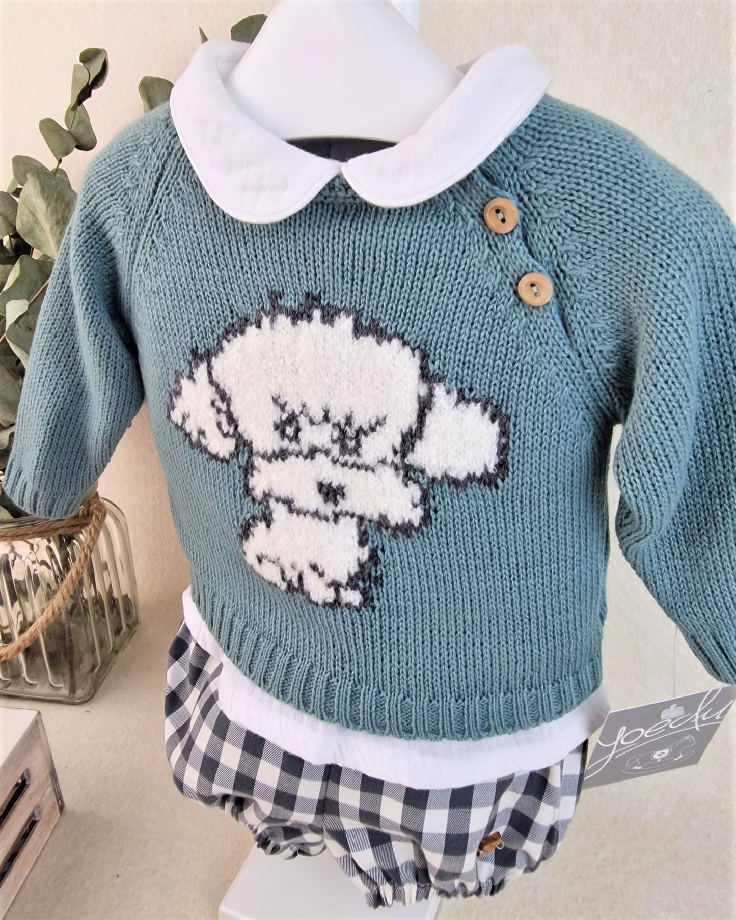 Conjunto baby tres piezas niño Marilyn