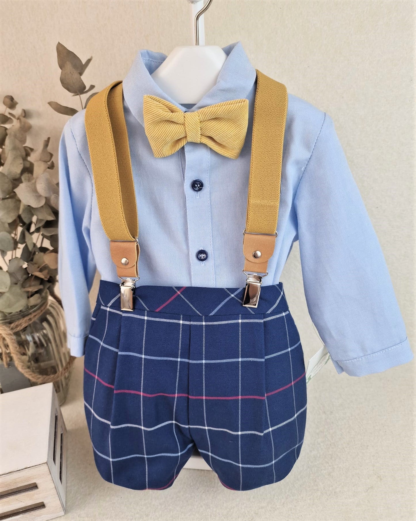 Conjunto bebe con tirantes Aurora