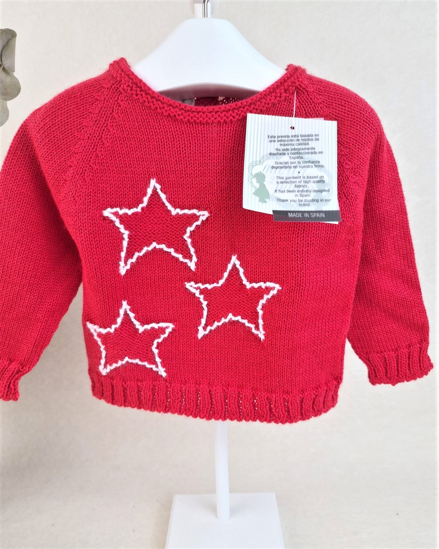 Jersey tres estrellas con croché