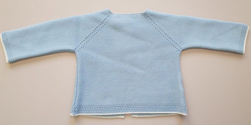 Cardigan de punto Hortensias