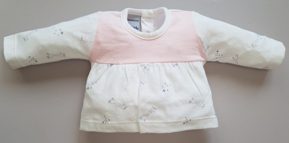 Conjunto de polaina y cuello canesú Giraffes