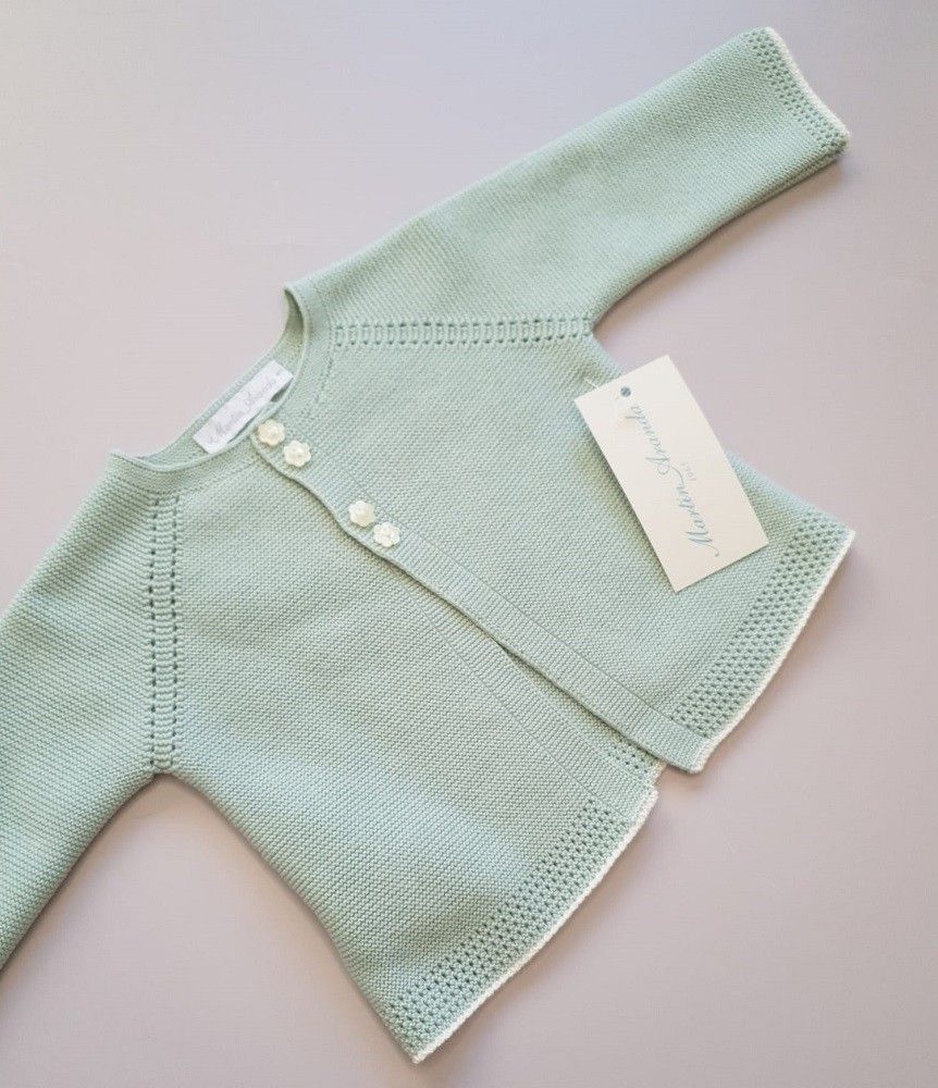 Cardigan de punto Hortensias