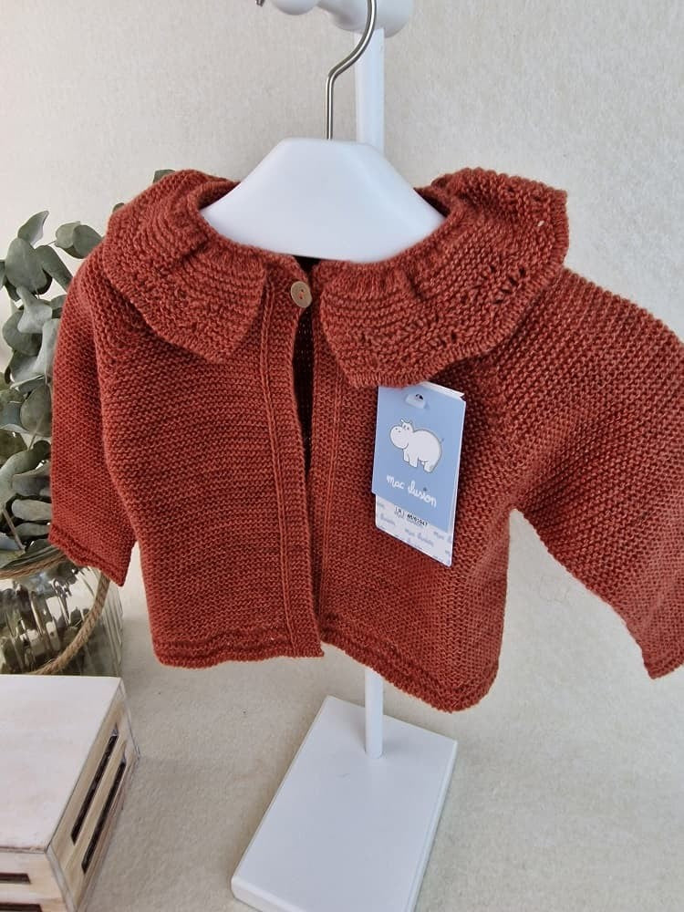 Chaqueta volante en cuello El libro de las flores
