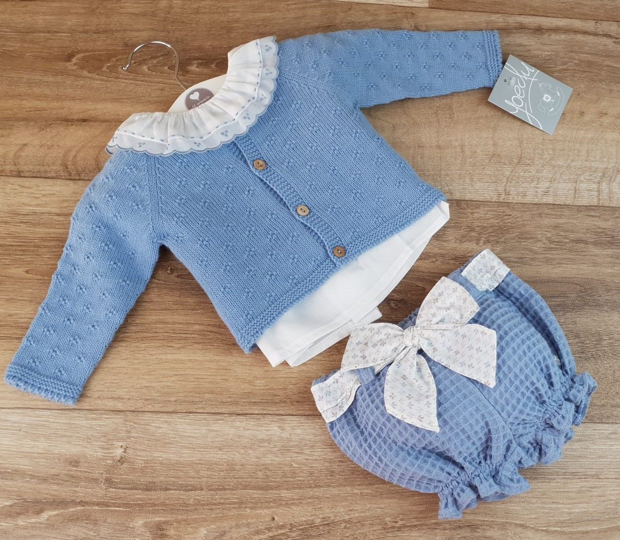 Conjunto con ranita tres piezas Familia Homero