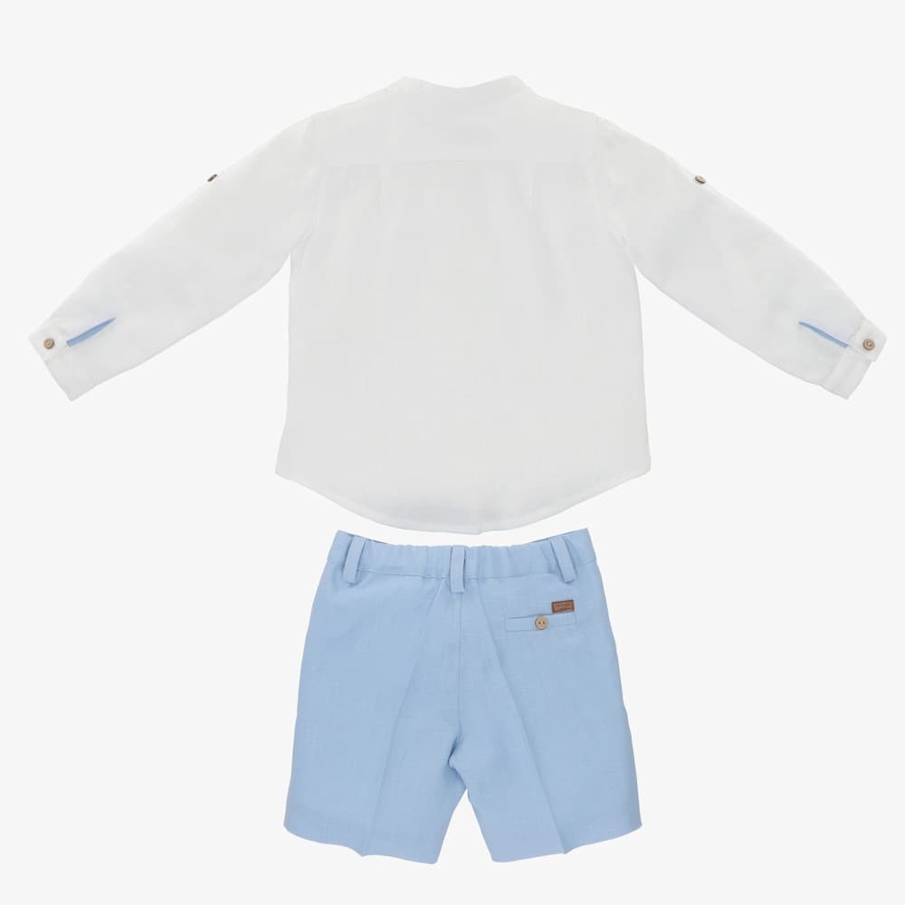 Conjunto de niño tela niño abril