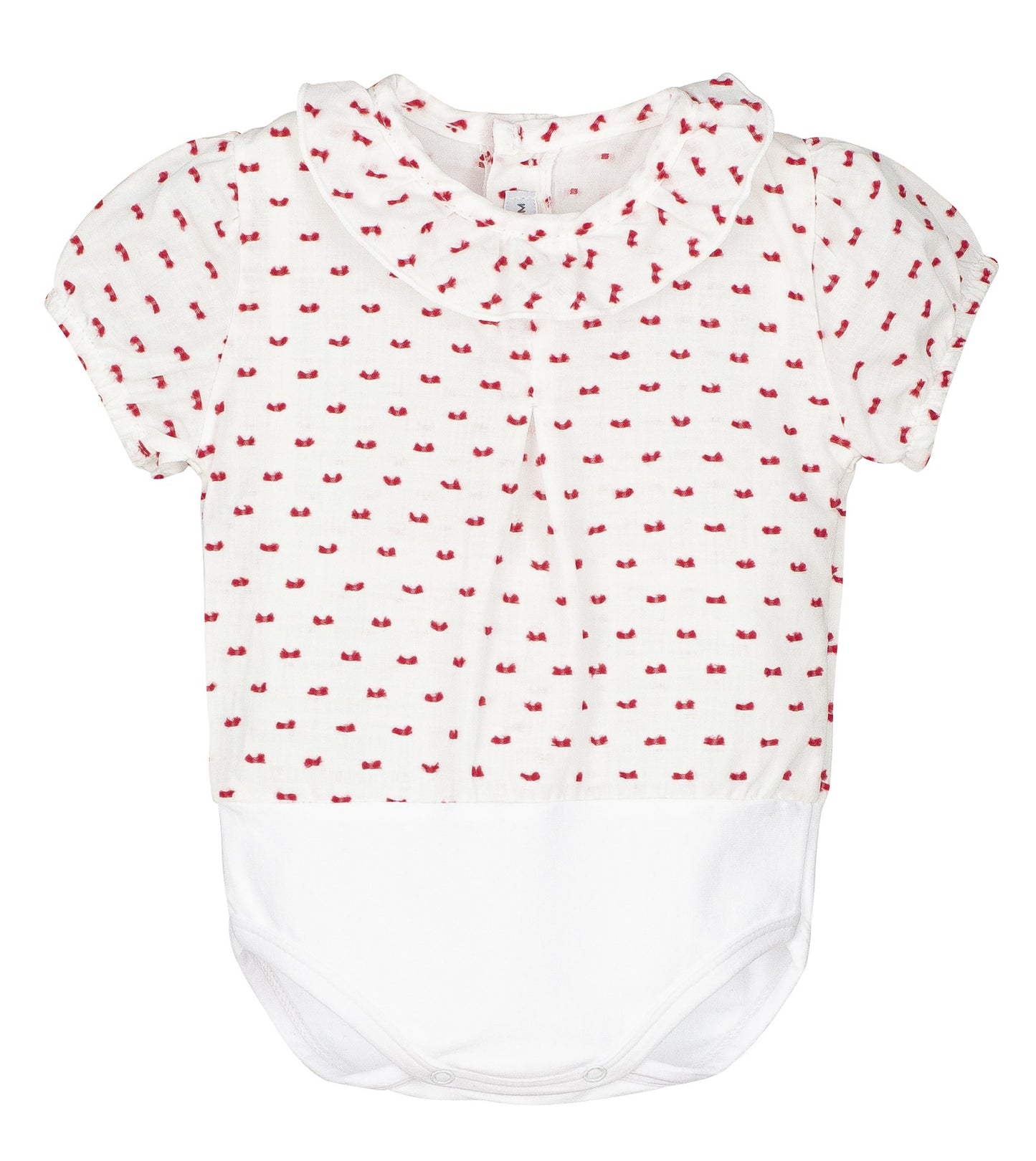 Body - camisa de plumeti de manga corta
