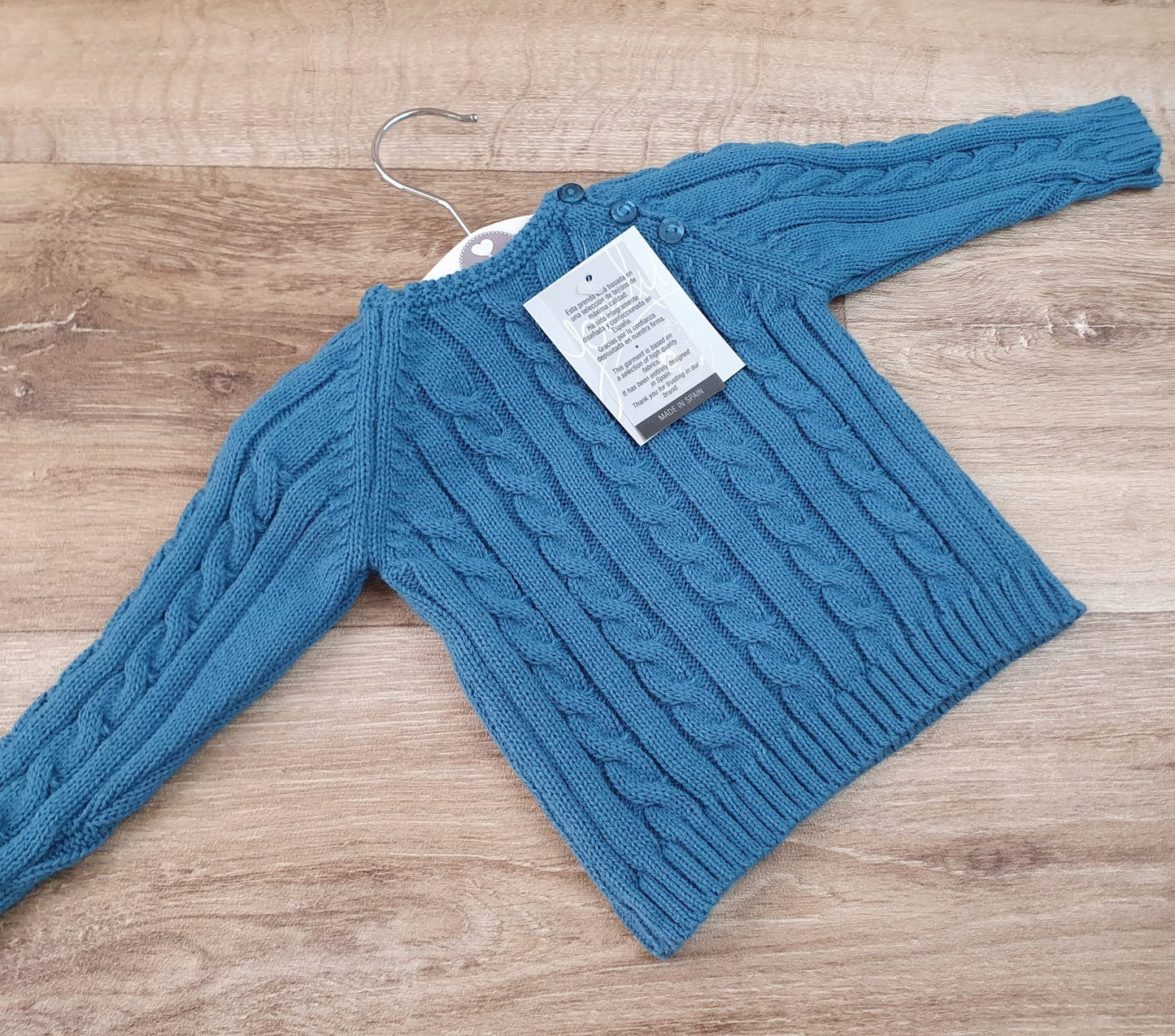 Jersey bebé trenzas