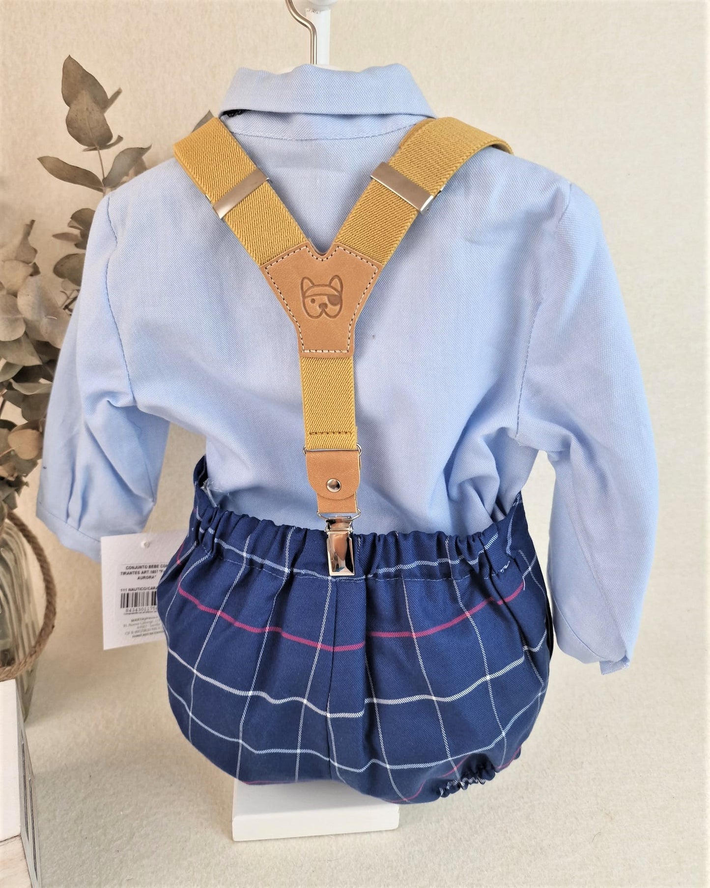 Conjunto bebe con tirantes Aurora