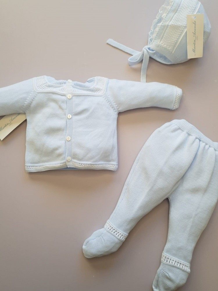 Conjunto con polaina cenefa
