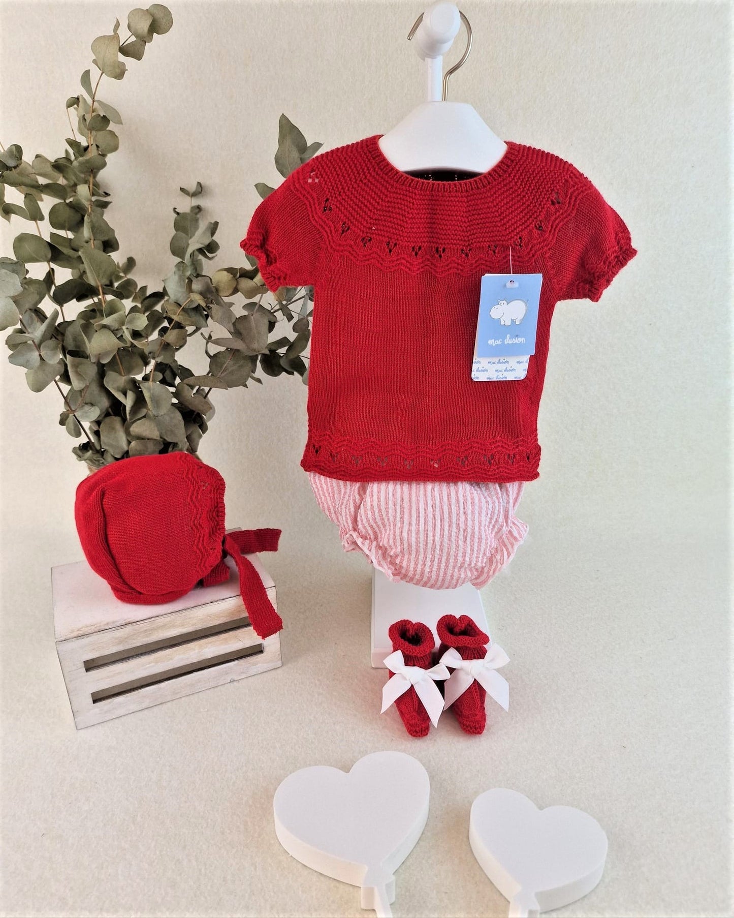 Conjunto de cuatro piezas sensación Santorini