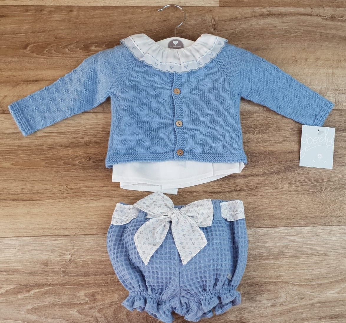Conjunto con ranita tres piezas Familia Homero