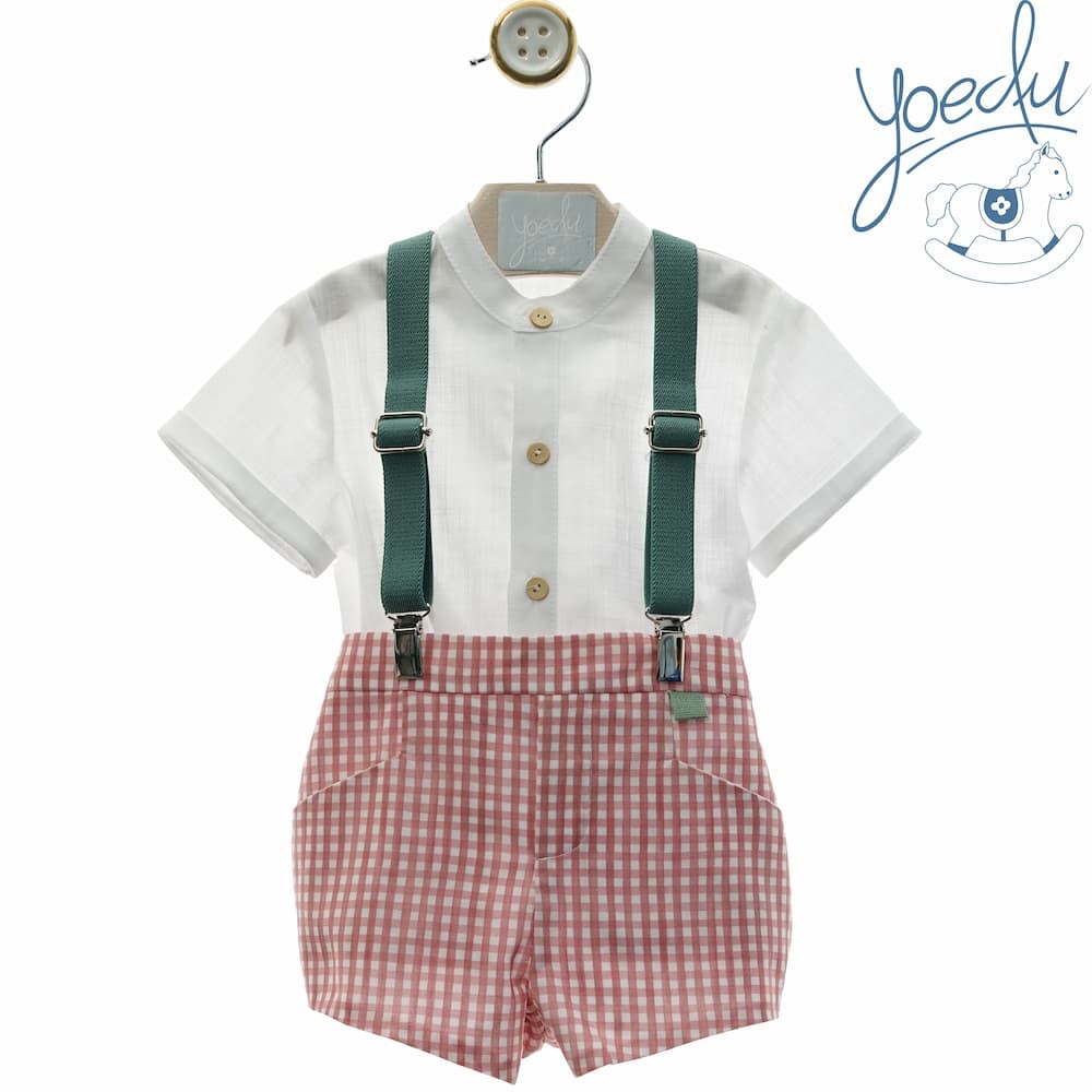 Conjunto bebé con tirantes Familia Julia