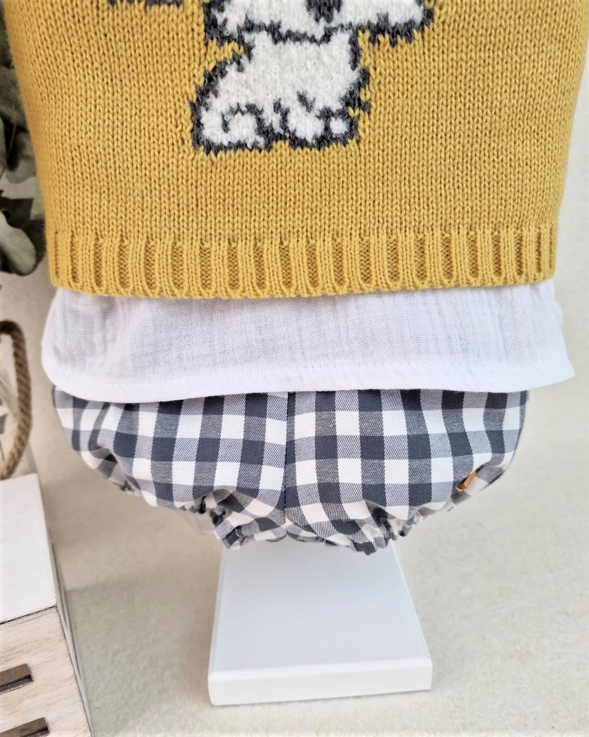 Conjunto baby tres piezas niño Marilyn