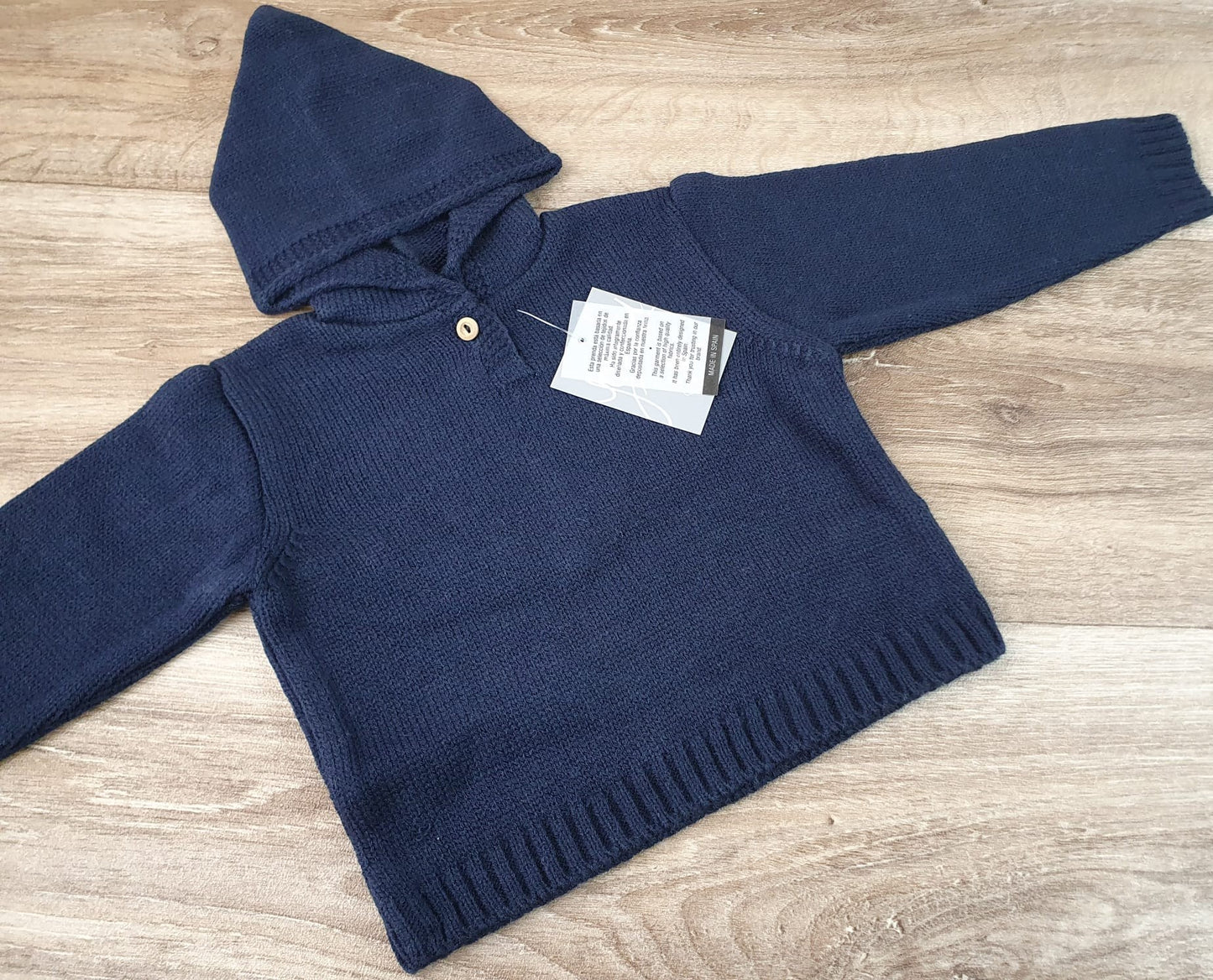 Jersey bebé con capucha