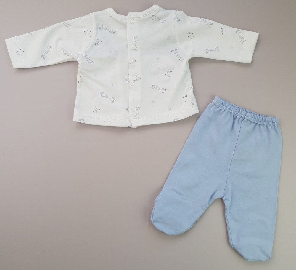 Conjunto de polaina y cuello canesú Giraffes