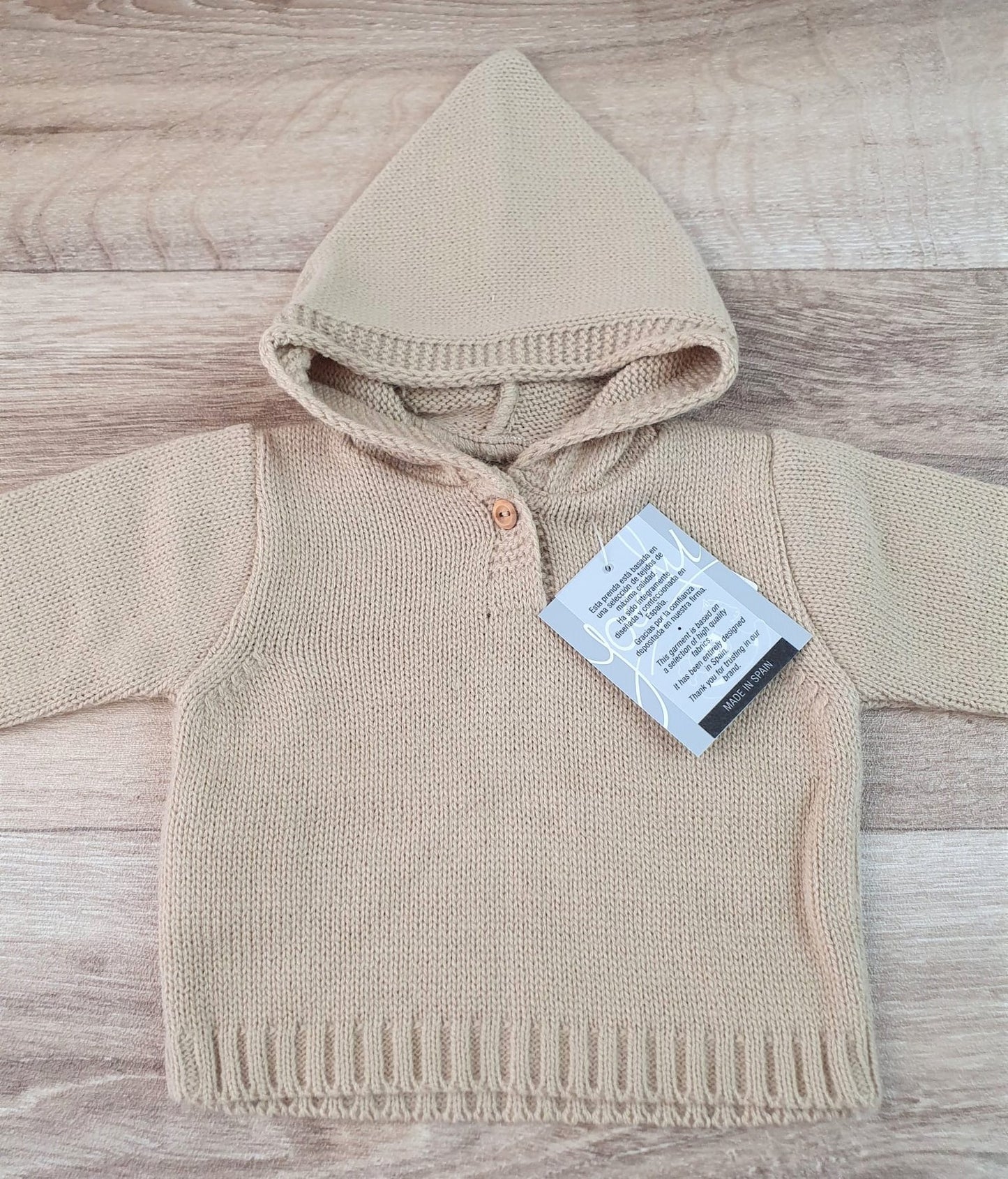 Jersey bebé con capucha