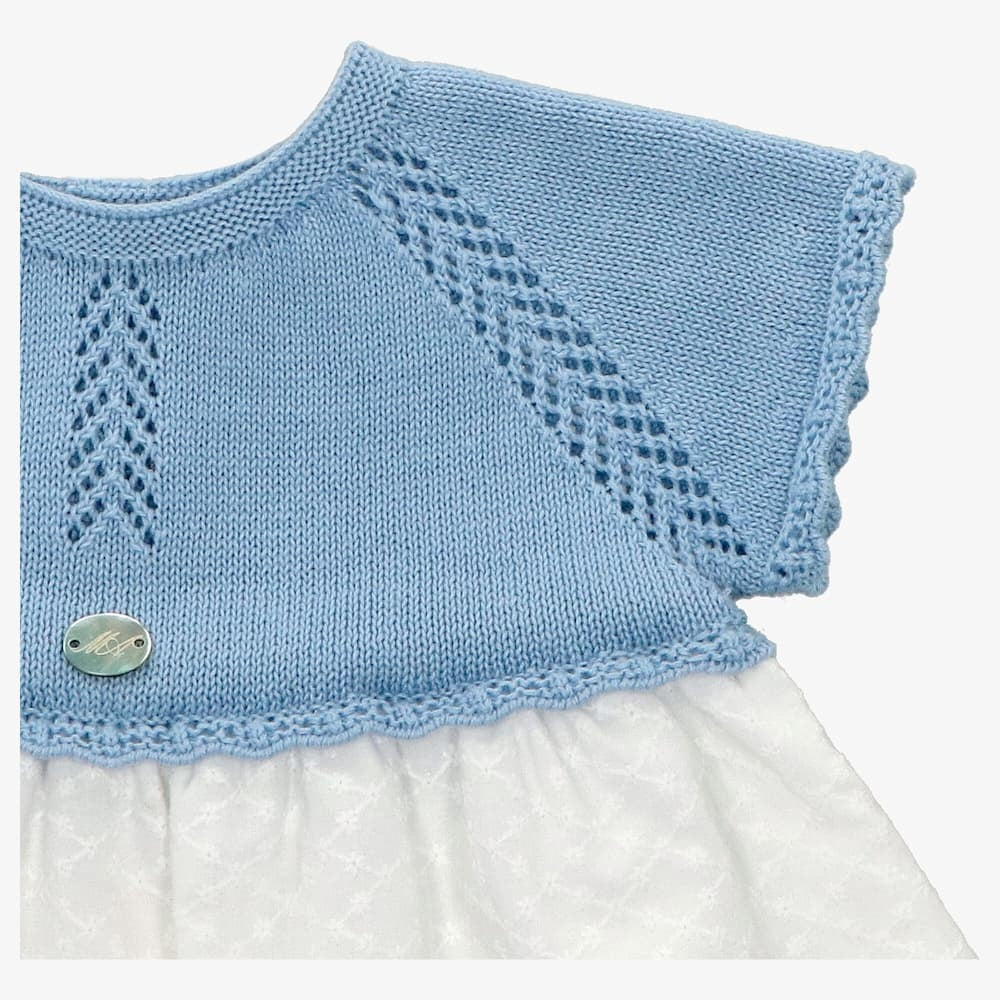 Vestido de punto y tela Bluish
