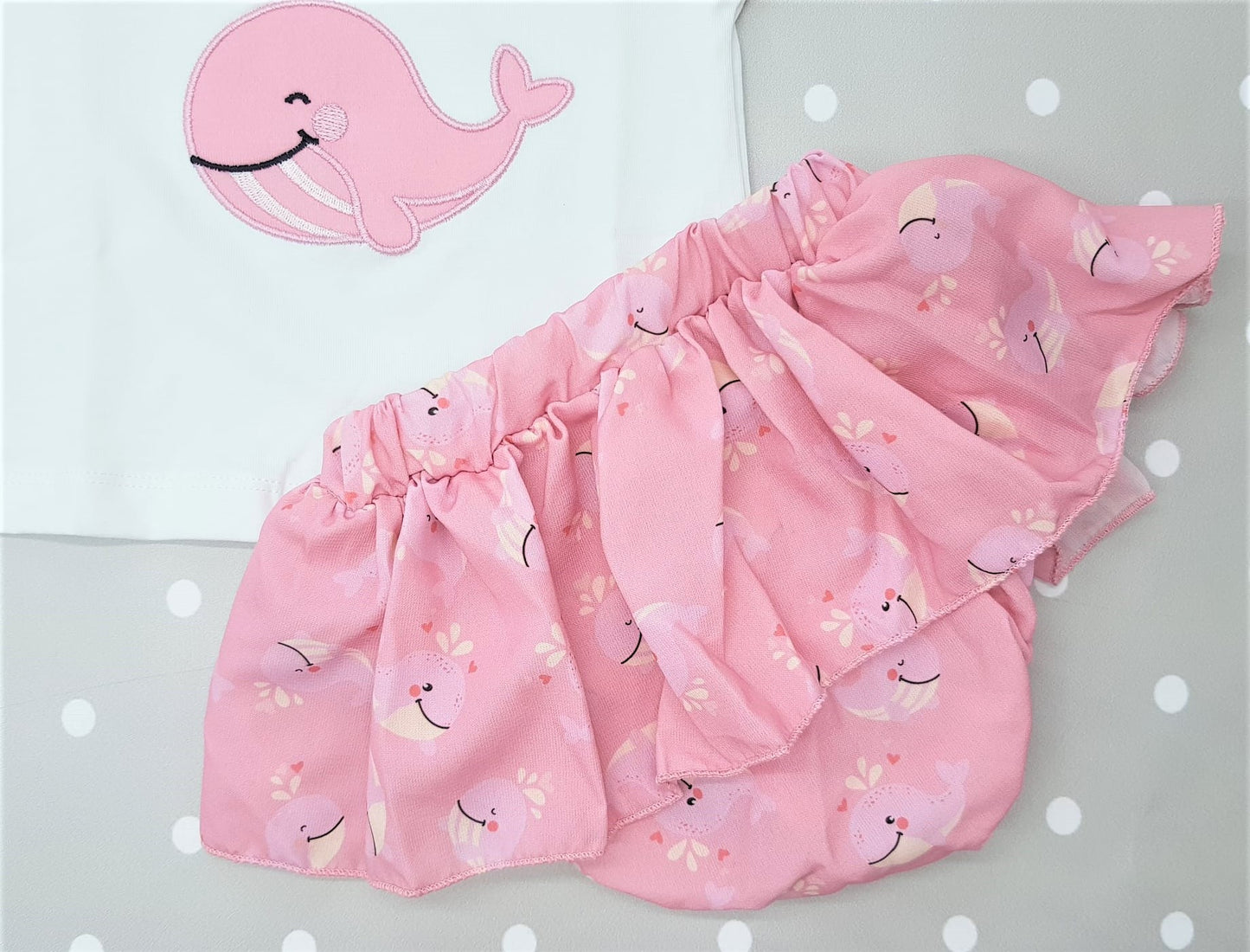 Conjunto niña Ballena sonriente
