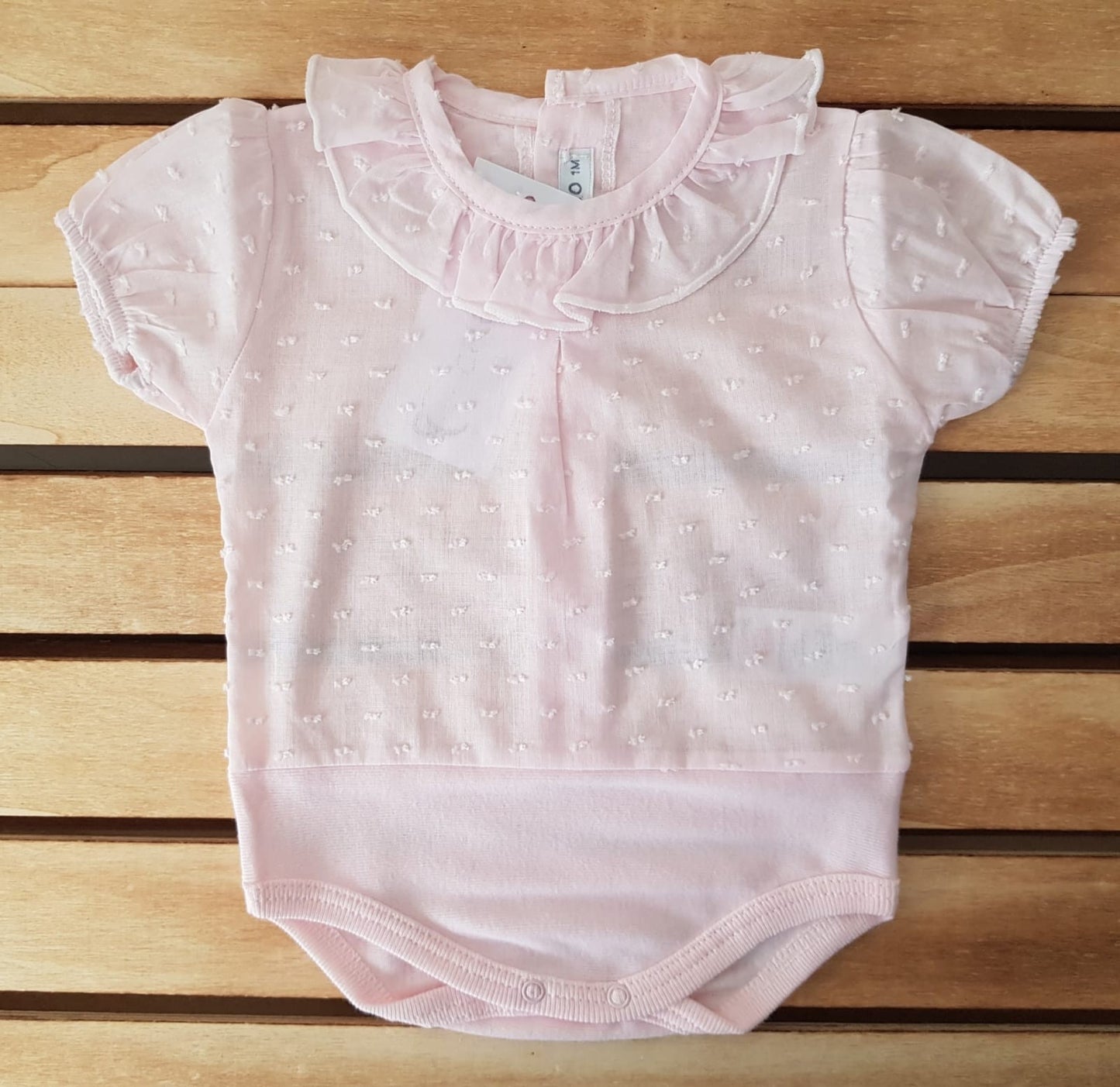 Body - camisa de plumeti de manga corta