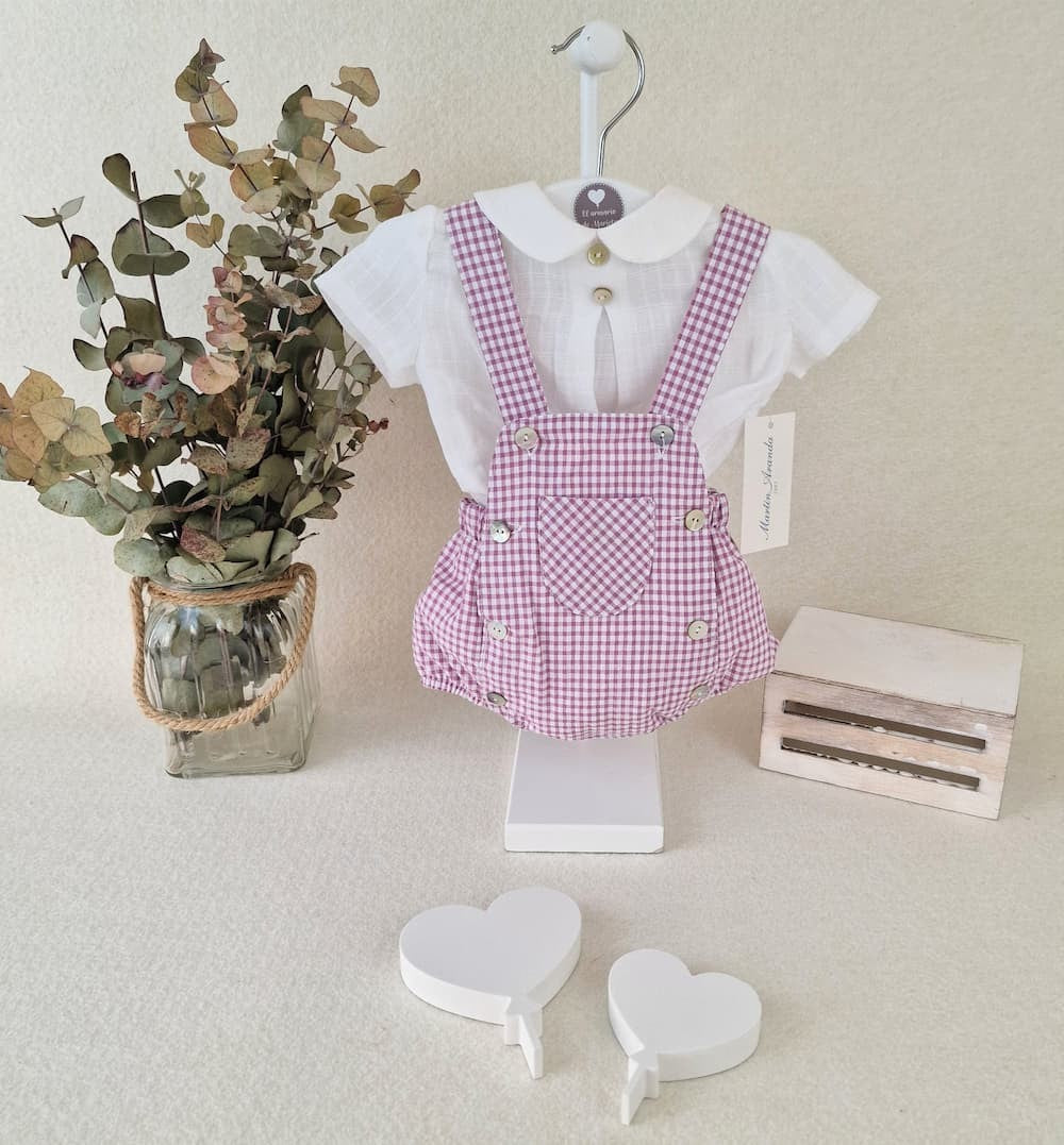 Conjunto de tela Lavanda