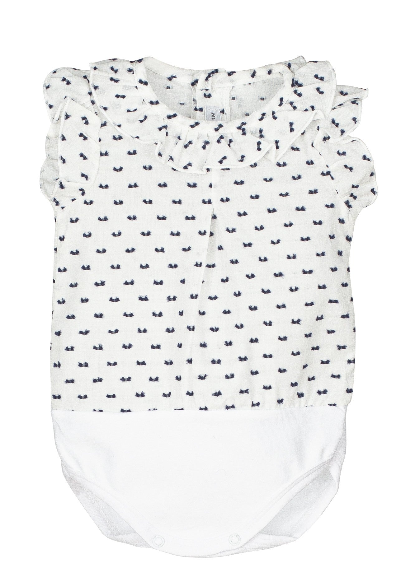 Body camisa plumeti sin mangas