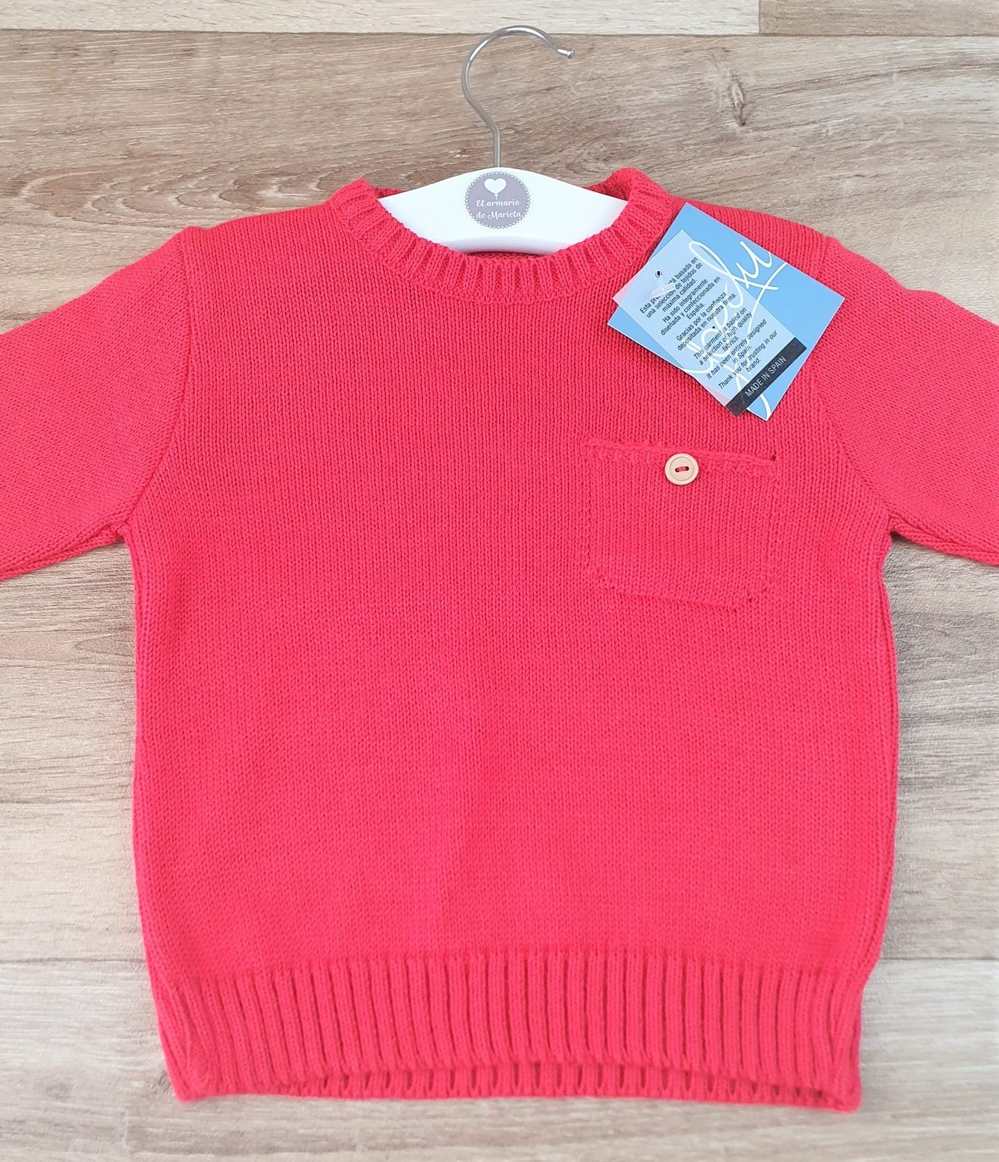 Jersey infantil bolsillo