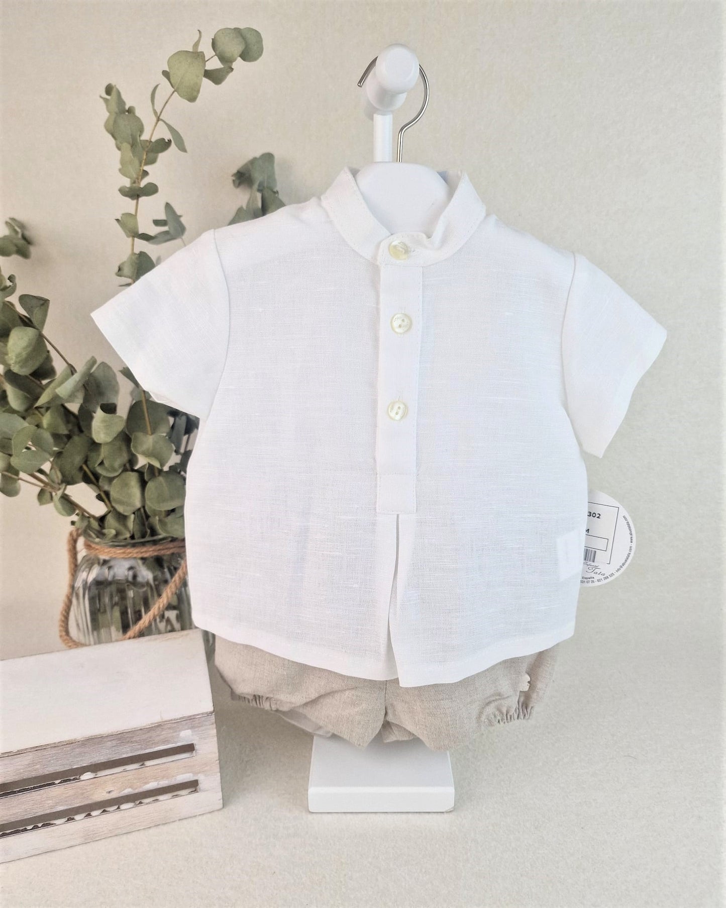 Conjunto bebé camisa mao y pololo