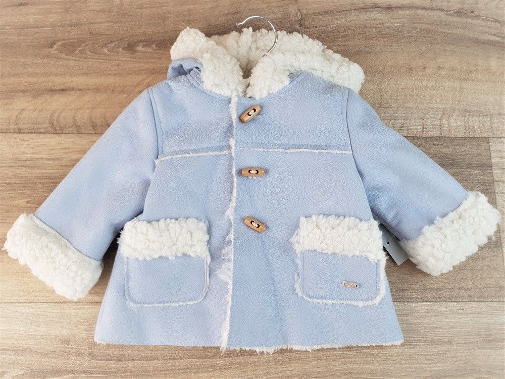 Abrigo bebé con capucha unisex
