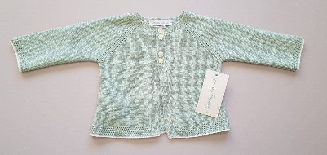 Cardigan de punto Hortensias