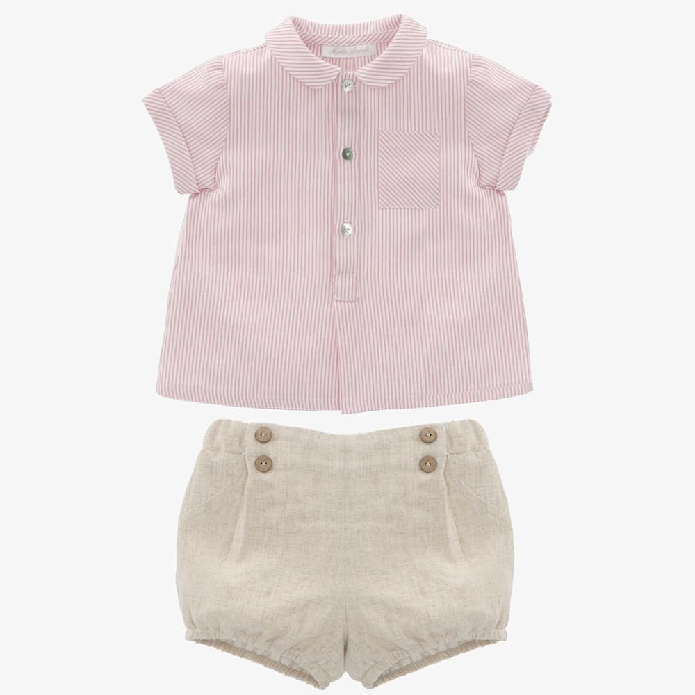 Conjunto de niño tela flowerty