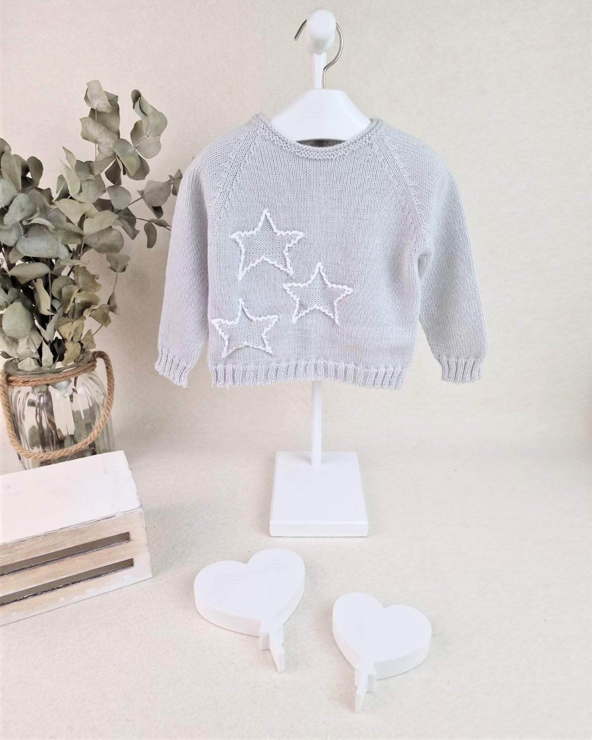 Jersey tres estrellas con croché