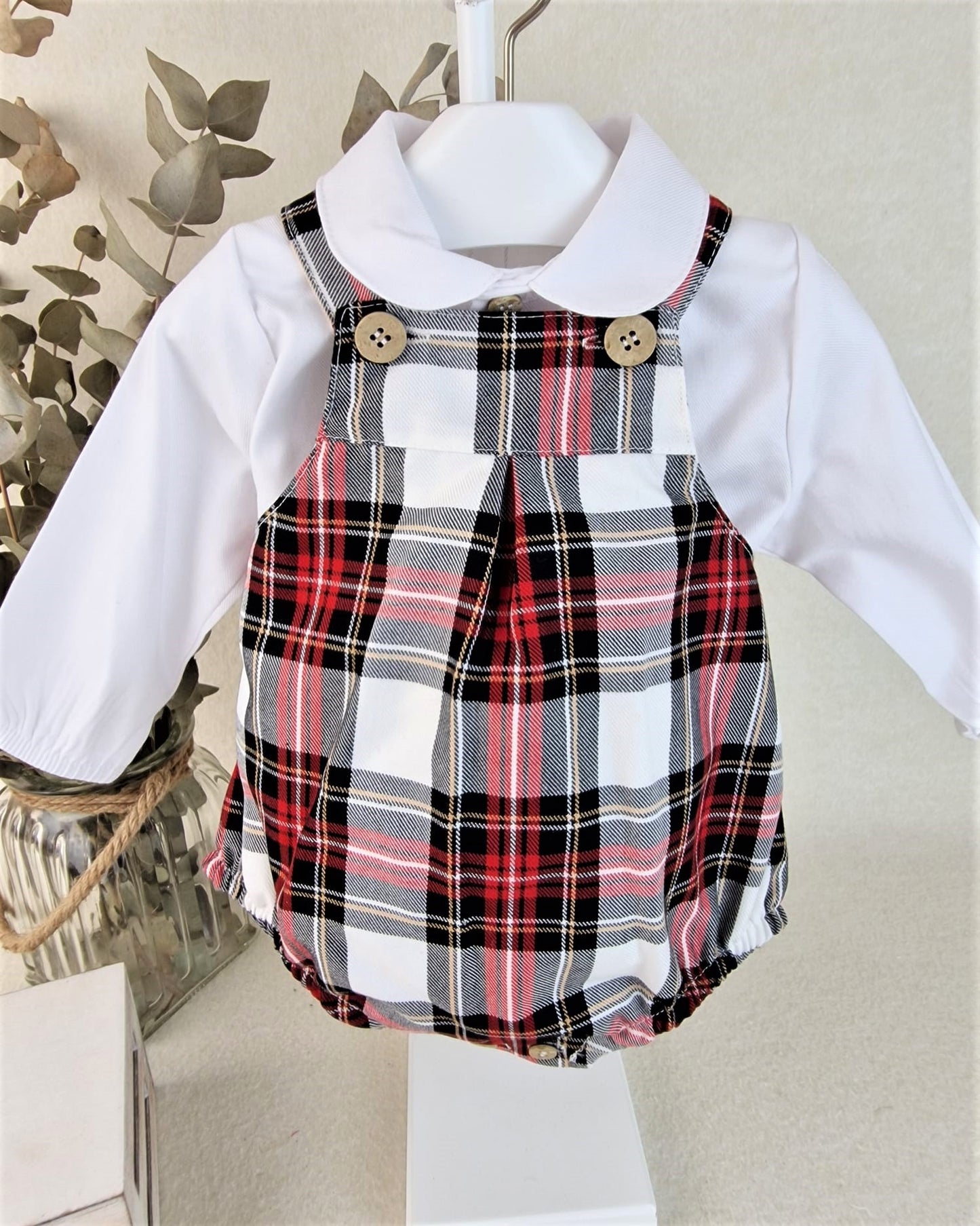 Pelele con camisa Navidad
