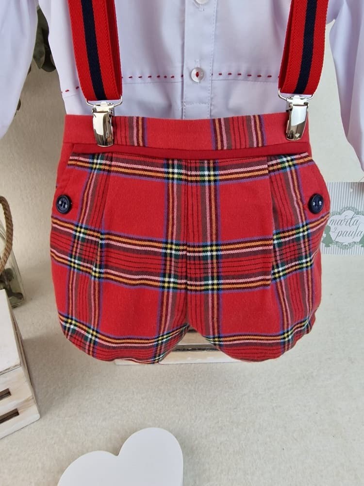 Conjunto bebé con tirantes Amor