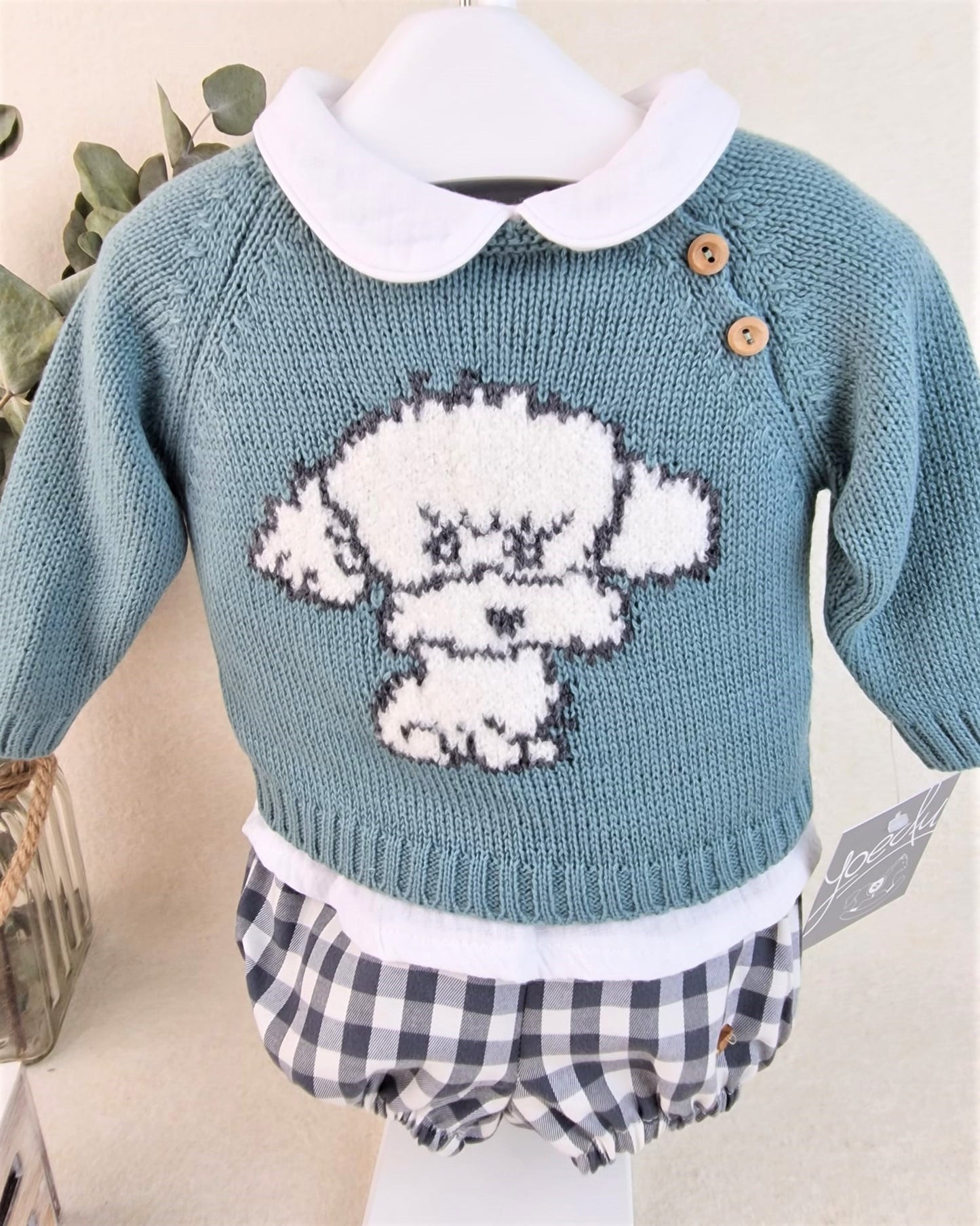 Conjunto baby tres piezas niño Marilyn