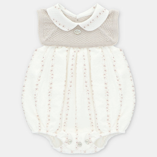 Pelele punto y tela Quebec