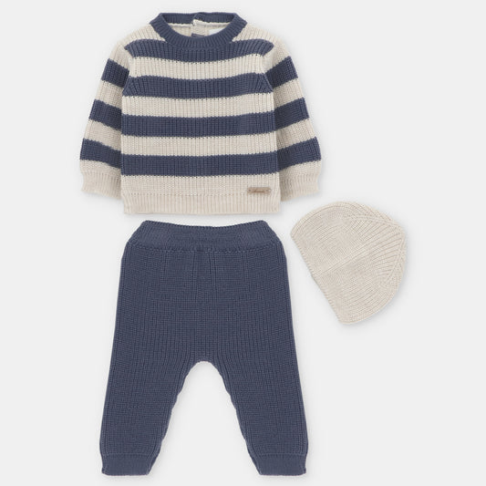 Conjunto de polaina a rayas Leicester