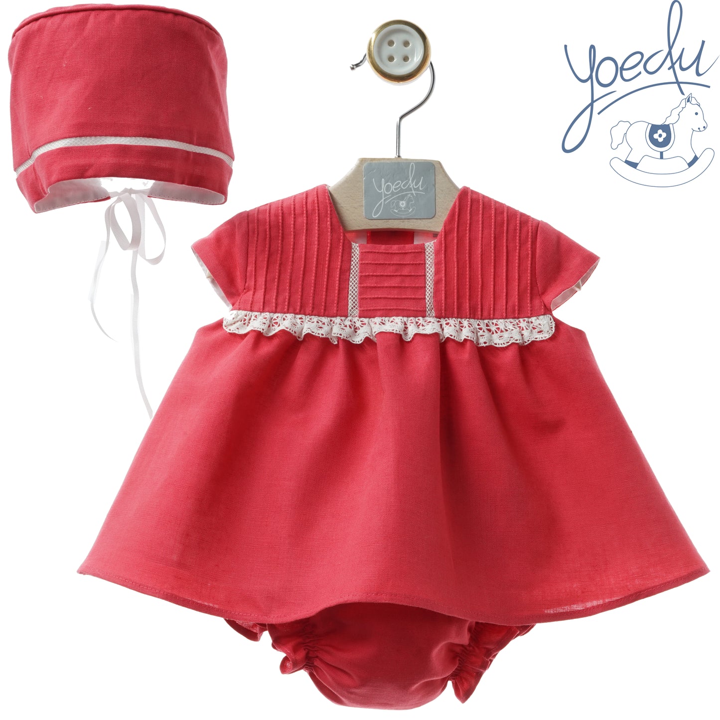 Jesusín de bebé con capota y braguita familia Vasija