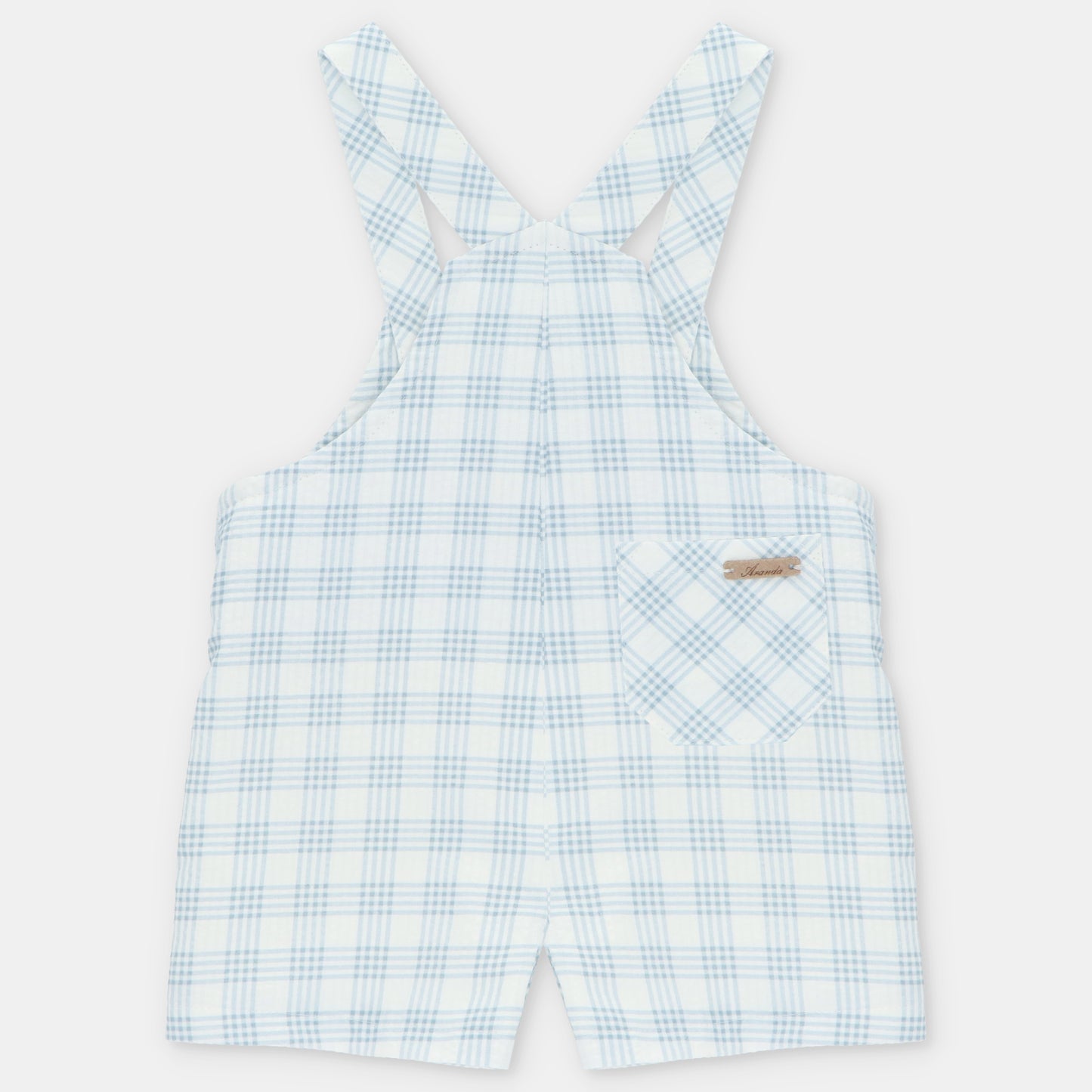 Peto tela cuadros niño Ottawa