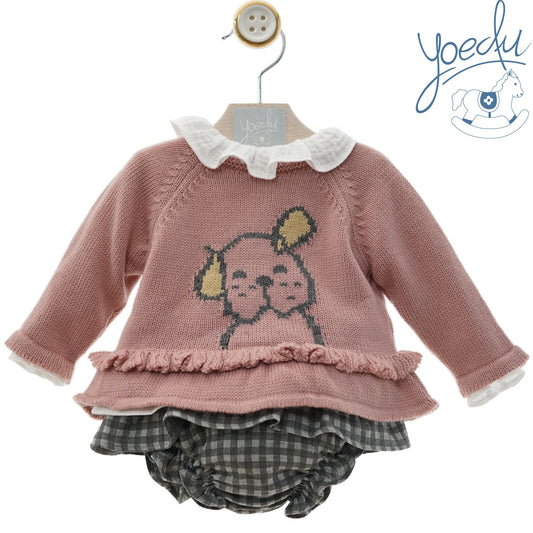 Conjunto baby niña perrito