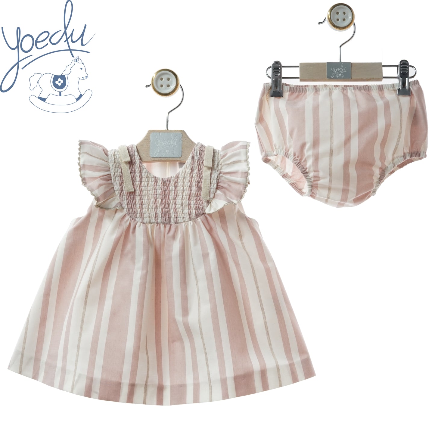 Vestido bebé con braguita Porcelana