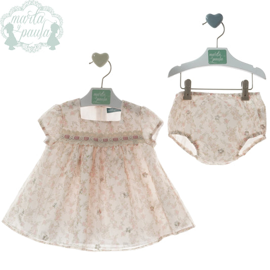 Vestido de bebé con braguita Geisha