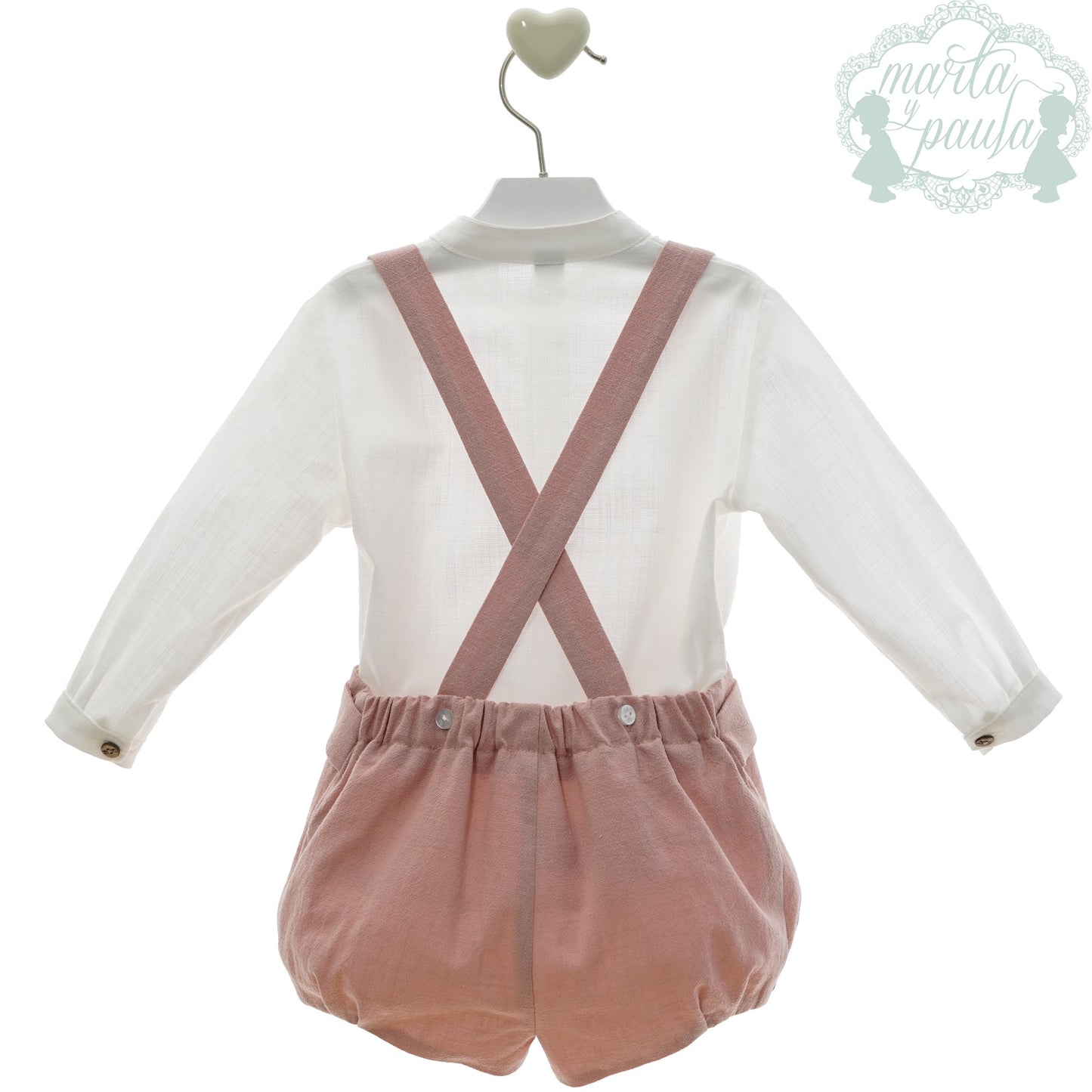 Conjunto de bebé con camisa de manga larga Dafne